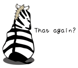 Zebra-senpai(en) sticker #9184891
