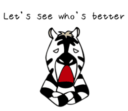 Zebra-senpai(en) sticker #9184893