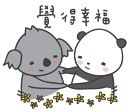 Koala & Panda partII sticker #9185312