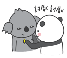 Koala & Panda partII sticker #9185325