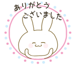 Sticker.little rabbit3 sticker #9185385