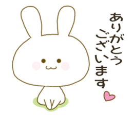 Sticker.little rabbit3 sticker #9185386