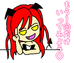 Let's GACHA small devil queen sticker #9185579