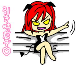 Let's GACHA small devil queen sticker #9185583