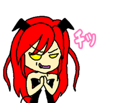 Let's GACHA small devil queen sticker #9185590