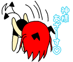 Let's GACHA small devil queen sticker #9185597