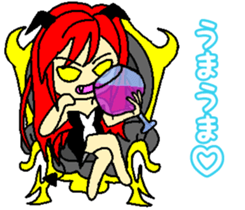Let's GACHA small devil queen sticker #9185598