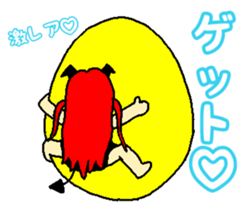 Let's GACHA small devil queen sticker #9185599