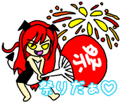 Let's GACHA small devil queen sticker #9185602