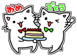 seven rainbow cats sticker #9185653