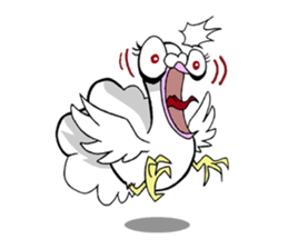 fantail pigeon sticker #9186788