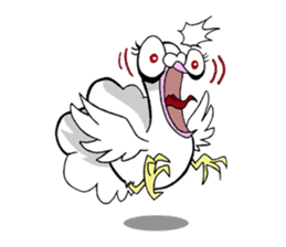 fantail pigeon sticker #9186788
