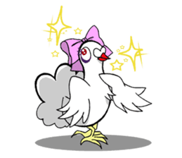 fantail pigeon sticker #9186789