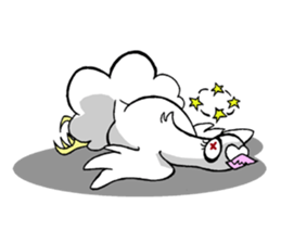 fantail pigeon sticker #9186795