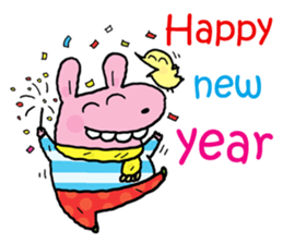 Pinky dog happy 2 sticker #9187296