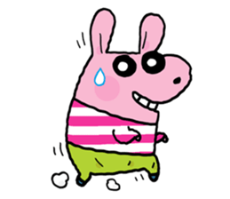 Pinky dog happy 2 sticker #9187305