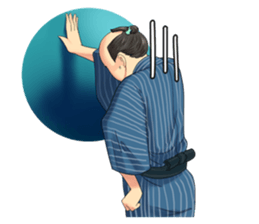 The KIMONO sticker 2 sticker #9187383