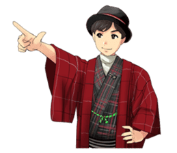 The KIMONO sticker 2 sticker #9187398