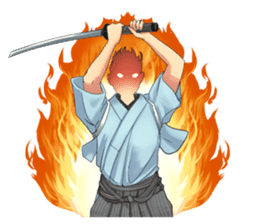 The KIMONO sticker 2 sticker #9187406