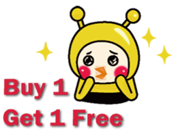 Honey Honey Bee_2 sticker #9187514