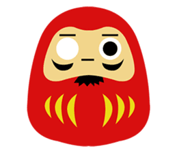Daruma Doll (Rocking doll) sticker #9187737