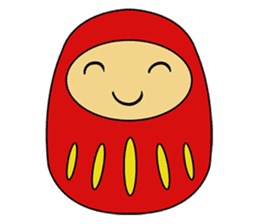 Daruma Doll (Rocking doll) sticker #9187744