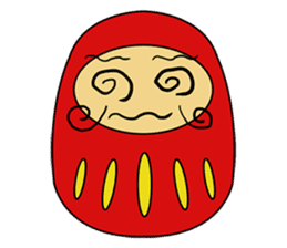 Daruma Doll (Rocking doll) sticker #9187747