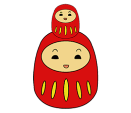 Daruma Doll (Rocking doll) sticker #9187750