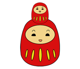 Daruma Doll (Rocking doll) sticker #9187750