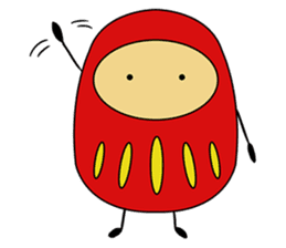 Daruma Doll (Rocking doll) sticker #9187752