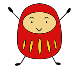 Daruma Doll (Rocking doll) sticker #9187753