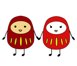 Daruma Doll (Rocking doll) sticker #9187754
