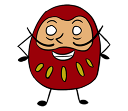 Daruma Doll (Rocking doll) sticker #9187755