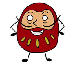 Daruma Doll (Rocking doll) sticker #9187755
