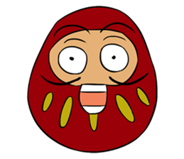 Daruma Doll (Rocking doll) sticker #9187757