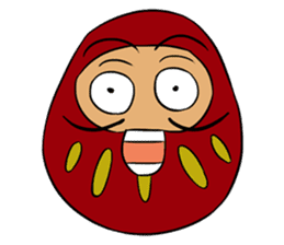 Daruma Doll (Rocking doll) sticker #9187757