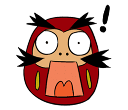 Daruma Doll (Rocking doll) sticker #9187758