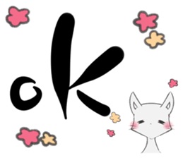 Shiro Neko-Pont sticker #9187811