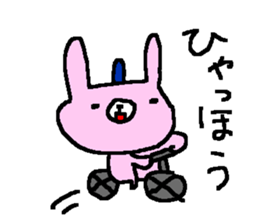 Simple winer rabbits sticker #9188157