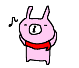 Simple winer rabbits sticker #9188158