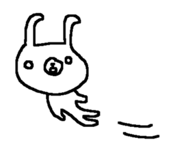 Simple winer rabbits sticker #9188173