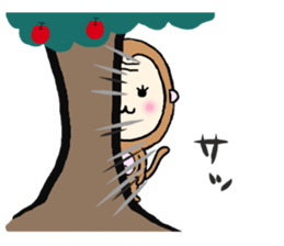 MONKEY AND PIG sticker #9188389