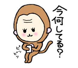 MONKEY AND PIG sticker #9188398