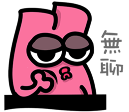 Daily routine of the Fries-Rabbit No.4 sticker #9188831