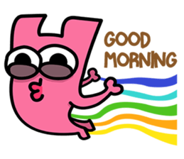 Daily routine of the Fries-Rabbit No.4 sticker #9188855