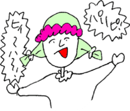 Variety of girls sticker #9189649