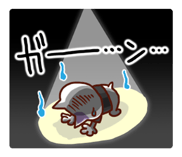 the pad of cat @ Old town sticker #9189728