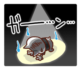 the pad of cat @ Old town sticker #9189728