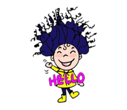 Strong Curly sticker #9189776