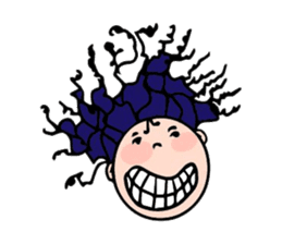 Strong Curly sticker #9189779